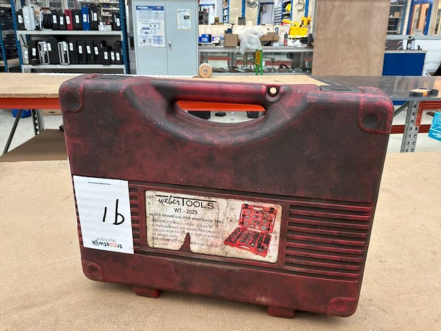 Weber wt-2029 remzuiger terugstel gereedschapsset - afbeelding 4 van  4