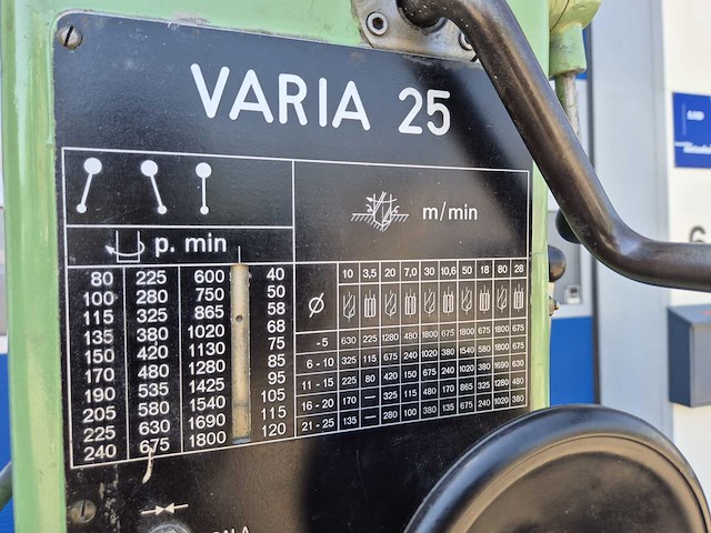 Webo - varia 25 - kolomboormachine - afbeelding 12 van  12