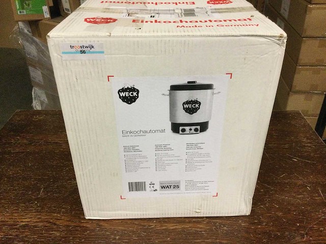 Weck - wat25 - volautomatische inmaakketel rvs 30 liter - afbeelding 2 van  4
