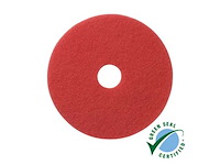 Wecoline red scrub pad 15 inch (5x) - afbeelding 1 van  2