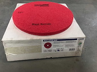 Wecoline red scrub pad 17 inch (5x) - afbeelding 2 van  3