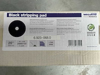 Wecoline zwarte striping pad 20 inch (5x) - afbeelding 1 van  1