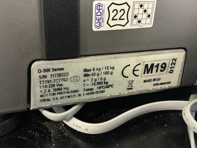 Wede d-900r tft 12,1 duo kassa - afbeelding 2 van  5