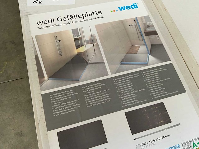 Wedi fundo primo afschotplaat (6x) - afbeelding 4 van  5