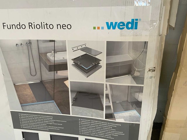 Wedi fundo riolito neo douche vloerelement (2x) - afbeelding 1 van  3