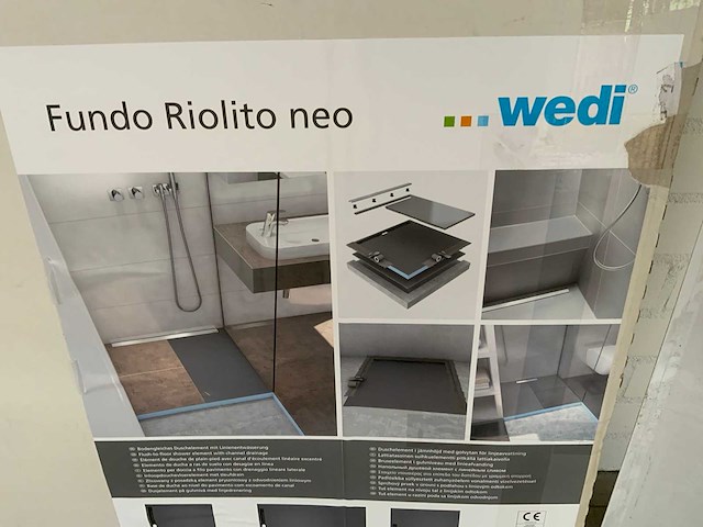 Wedi fundo riolito neo douche vloerelement - afbeelding 1 van  3