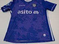 Wedstijd gedragen damon mirani shirt - heracles almelo stanno, paars/goud, gesigneerd, m - afbeelding 2 van  2