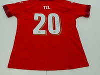 Wedstijd gedragen guus til - psv puma, rood, gesigneerd, l - afbeelding 1 van  2