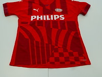 Wedstijd gedragen guus til - psv puma, rood, gesigneerd, l - afbeelding 2 van  2