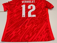 Wedstijd gedragen hobie verhulst shirt - az alkmaar nike, rood, gesigneerd, s - afbeelding 1 van  2