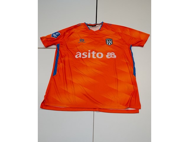Wedstijd gedragen remko pasveer shirt - heracles almelo stanno, oranje, gesigneerd, m - afbeelding 2 van  2