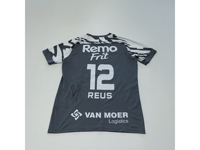 Wedstrijd gedragen beau reus shirt - sk beveren jako, grijs, gesigneerd, l - afbeelding 1 van  2