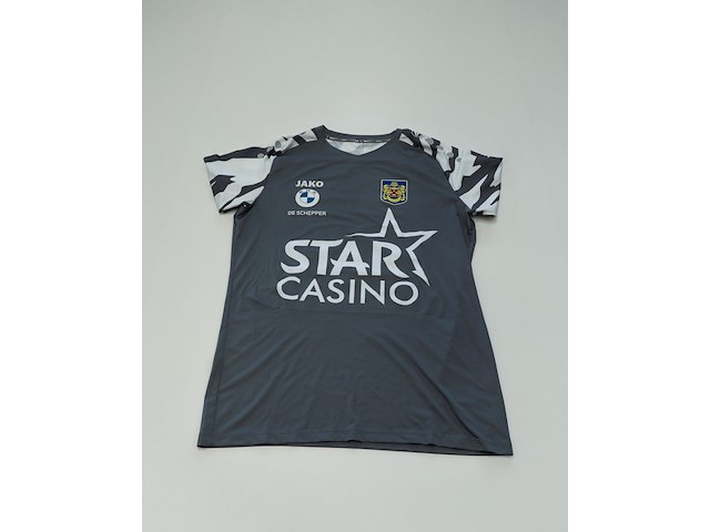 Wedstrijd gedragen beau reus shirt - sk beveren jako, grijs, gesigneerd, l - afbeelding 2 van  2