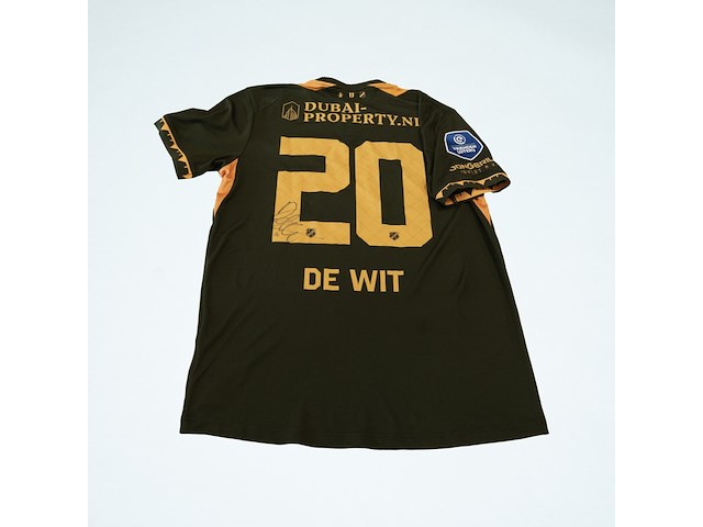 Wedstrijd gedragen dani de wit shirt - fc utrecht castore, groen, gesigneerd, m - afbeelding 1 van  2