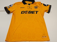 Wedstrijd gedragen david møller wolfe shirt – wolverhampton wanderers sudu, geel, gesigneerd, l - afbeelding 2 van  2