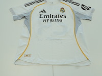 Wedstrijd gedragen dean huijsen shirt - real madrid adidas, wit, gesigneerd, l - afbeelding 2 van  2