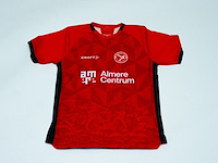 Wedstrijd gedragen ferdy druijff shirt - almere city craft, rood, gesigneerd, m - afbeelding 2 van  2