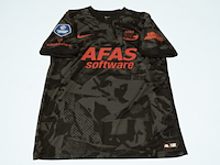 Wedstrijd gedragen kees smit shirt – az alkmaar nike, zwart, gesigneerd, l - afbeelding 2 van  2