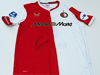 Wedstrijd gedragen luciano valente-feyenoord, gastore, rood/wit, gesigneerd, l - afbeelding 1 van  2