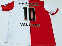 Wedstrijd gedragen luciano valente-feyenoord, gastore, rood/wit, gesigneerd, l - afbeelding 2 van  2