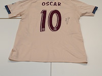 Wedstrijd gedragen oscar gloukh shirt - ajax adidas, crème, gesigneerd, m - afbeelding 1 van  2