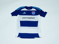 Wedstrijd gedragen ryan thomas shirt - pec zwolle adidas, blauw/wit, gesigneerd, s - afbeelding 2 van  2