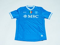 Wedstrijd gedragen sam beukema shirt – napoli armani, blauw, gesigneerd, l - afbeelding 2 van  2