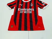 Wedstrijd gedragen tijjani reijnders - ac milan puma, rood/zwart, gesigneerd, m - afbeelding 2 van  2