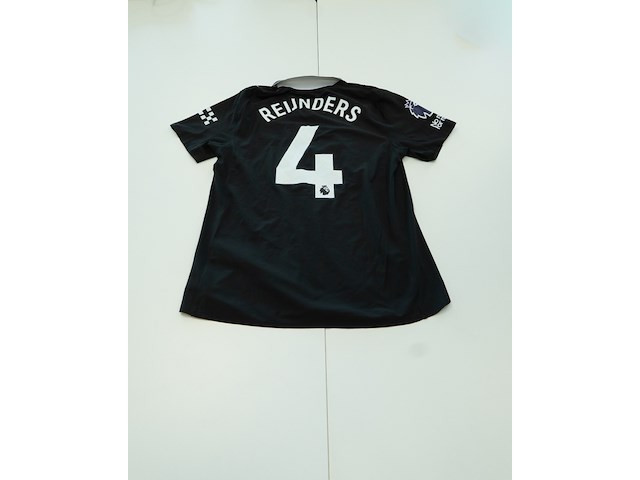 Wedstrijd gedragen tijjani reijnders shirt - manchester city puma, zwart, l - afbeelding 1 van  2