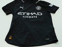 Wedstrijd gedragen tijjani reijnders shirt - manchester city puma, zwart, l - afbeelding 2 van  2