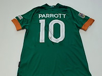 Wedstrijd gedragen troy parrott shirt - ierland umbro, groen, gesigneerd, l - afbeelding 1 van  2