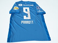 Wedstrijd gedragen troy parrott shirt – az alkmaar nike, blauw, gesigneerd, l