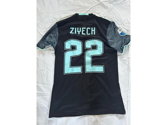Wedstrijdshirt hakim ziyech, adidas, zwart/turquoise, m - afbeelding 1 van  2