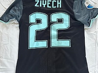 Wedstrijdshirt hakim ziyech, adidas, zwart/turquoise, m - afbeelding 1 van  2