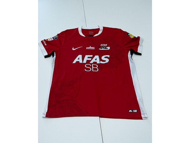 Wedstrijdshirt jordy clasie bekerfinale nike, rood, l - afbeelding 2 van  2