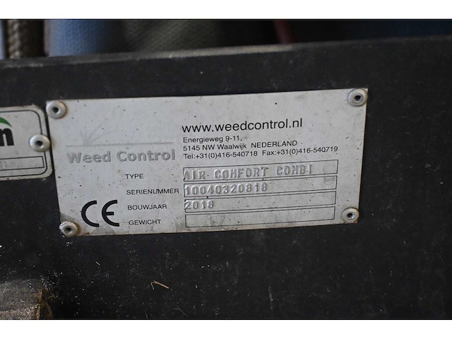 Weed control - air comfort combi - onkruid brander - 2018 - afbeelding 4 van  8