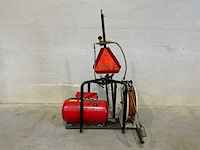 Weed control quadon gastank met raasm/sievert gasslanghaspel - afbeelding 1 van  6
