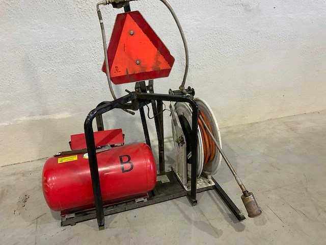 Weed control quadon gastank met raasm/sievert gasslanghaspel - afbeelding 2 van  6