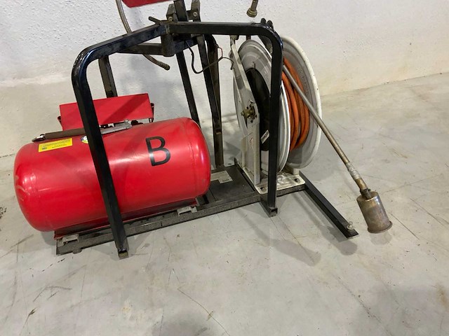 Weed control quadon gastank met raasm/sievert gasslanghaspel - afbeelding 3 van  6