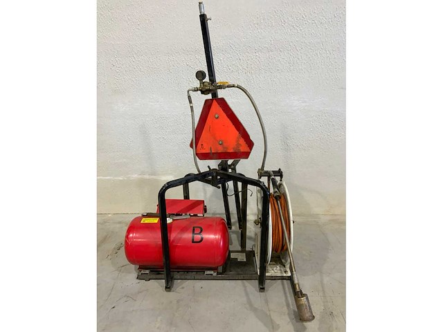Weed control quadon gastank met raasm/sievert gasslanghaspel - afbeelding 5 van  6