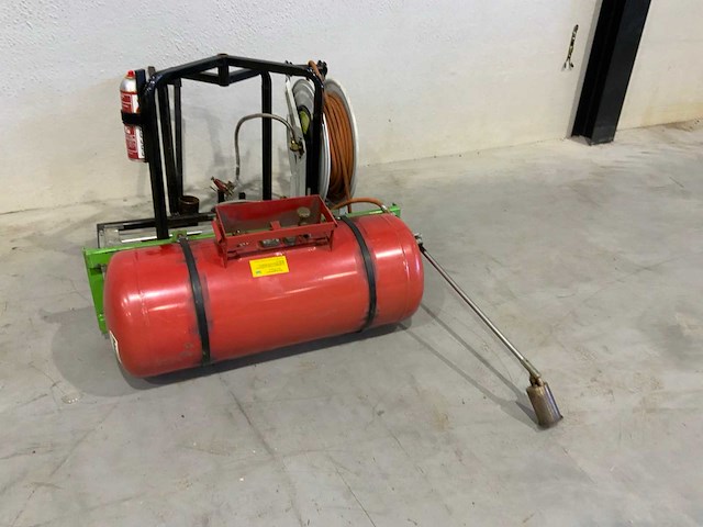 Weed control quadon gastank met raasm/sievert gasslanghaspel - afbeelding 3 van  10