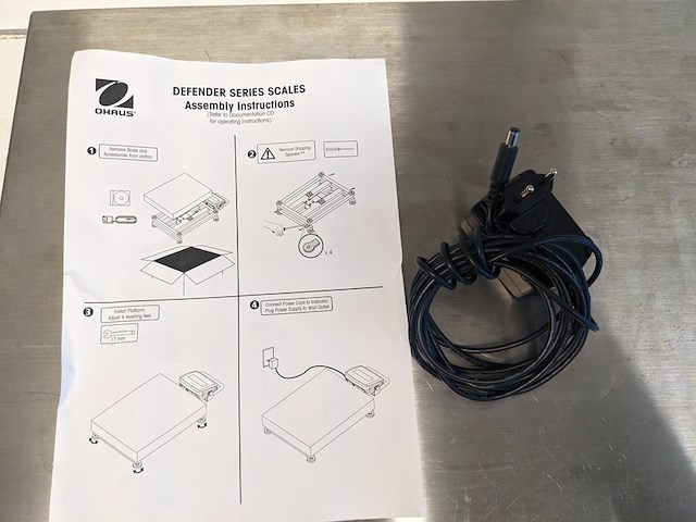 Weegschaal 60kg, ohaus, defender 3000, 2018 - afbeelding 3 van  5