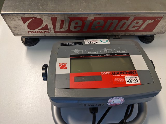 Weegschaal 60kg, ohaus, defender 3000, 2018 - afbeelding 5 van  5