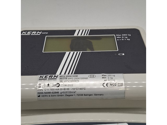 Weegschaal, kern, mpd250k100m - afbeelding 2 van  5