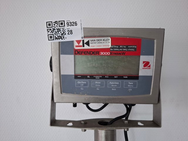 Weegschaal ohaus, defender 3000 xtra - afbeelding 2 van  5