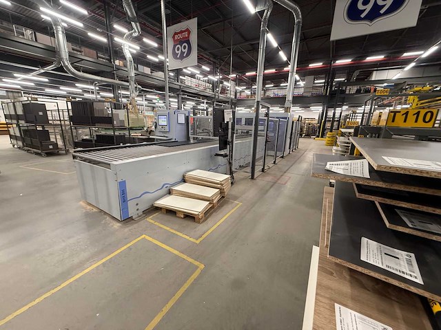Weeke / optimat - 2008 - bhx 500 - cnc doorvoer bewerkingscentrum 5-zijdig boren & frezen - afbeelding 7 van  17