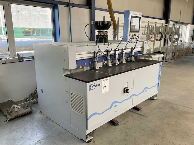 Weeke optimat abd 050 cnc-boor-lijm-deuvelinvoermachine - afbeelding 3 van  10