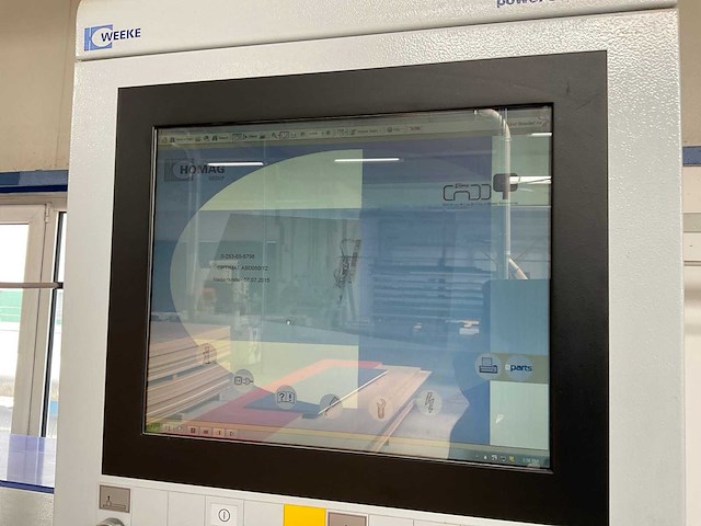 Weeke optimat abd 050 cnc-boor-lijm-deuvelinvoermachine - afbeelding 8 van  10