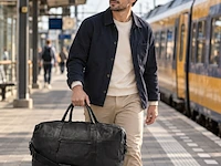 Weekendtas dr amsterdam, black - afbeelding 5 van  6