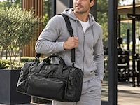 Weekendtas dr amsterdam, black - afbeelding 5 van  6